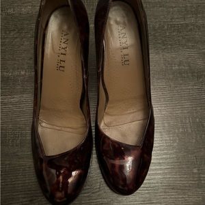 Anyi Liu Patent Leather Tortoise Shell Pump - size 11
